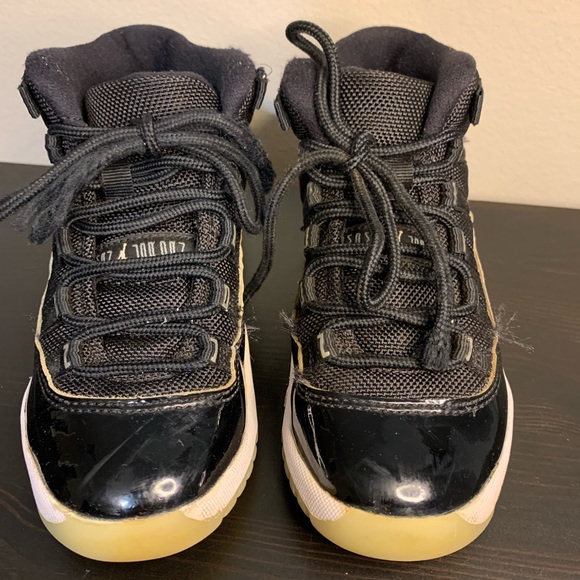Nike Air Jordan 11 Retro Jubilee 25th Anniversary 378039-011 - Kids size 12C - Picture 2 of 9